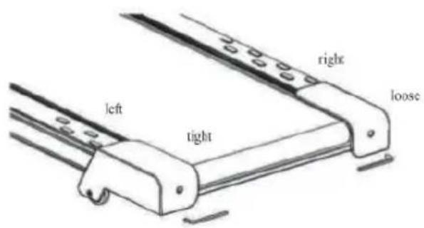 Vevor S7F - Adjust running belt to the middle - 1