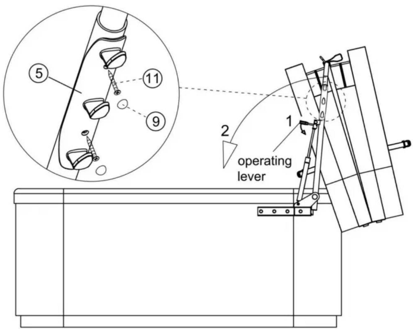 Vevor SCL-06 - Installationsschritte 2: - 4
