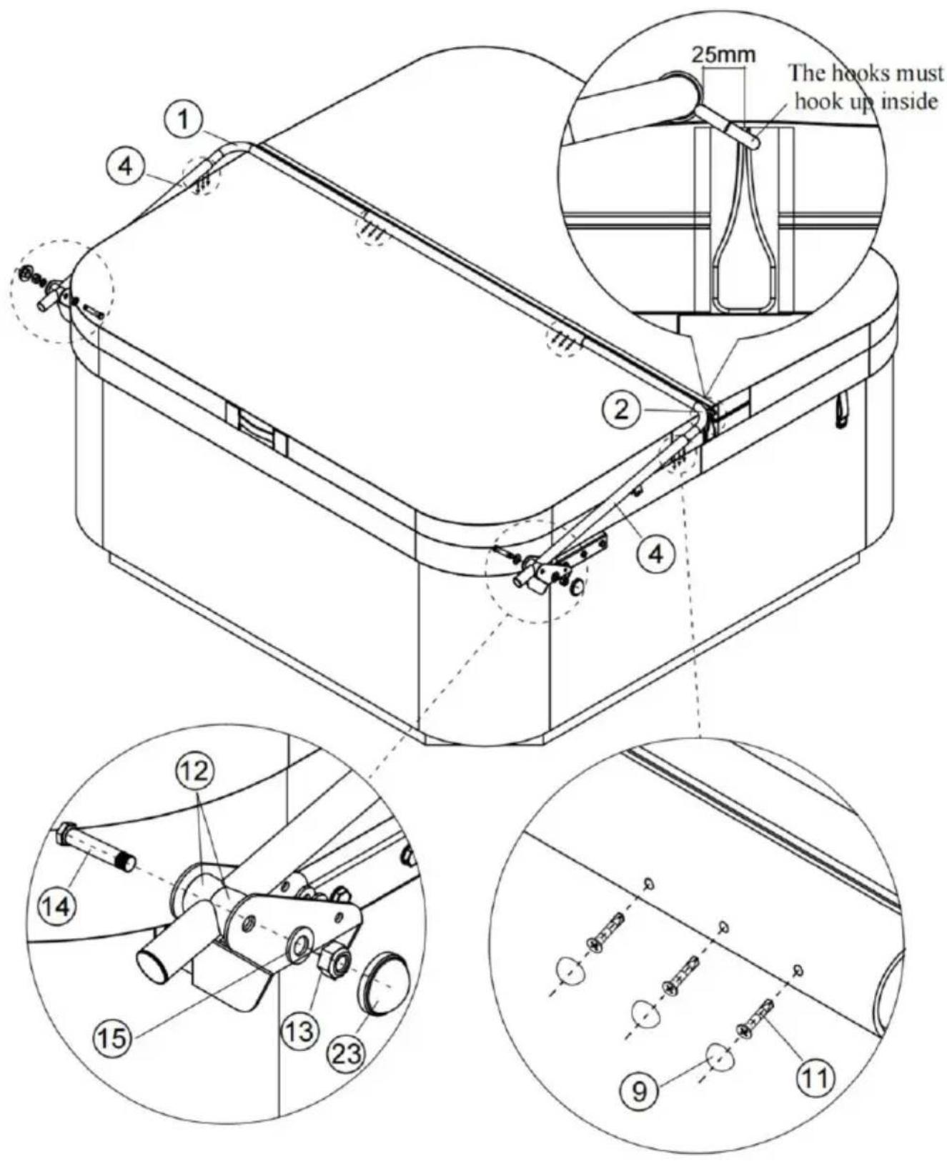 Vevor SCL-06 - Installation steps 2: - 3