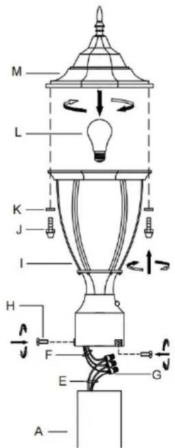 Vevor SH-162 - Column mounting. - 2