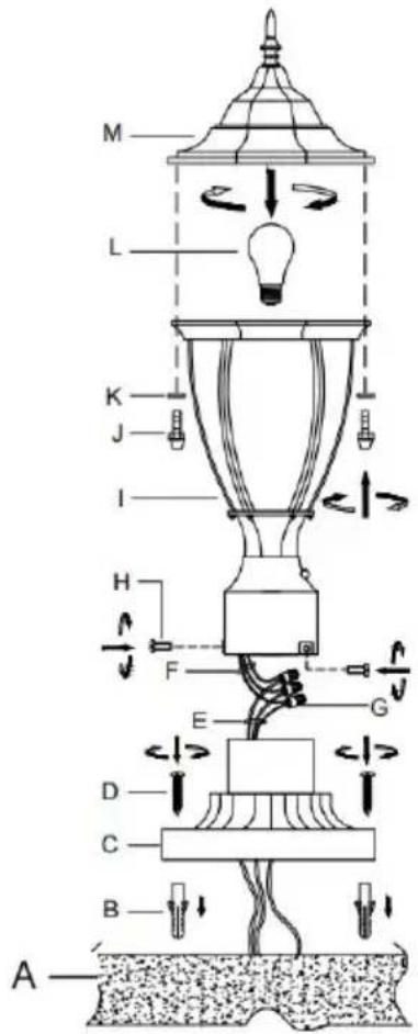Vevor SH-162 - ASSEMBLY & INSTALLATION INSTRUCTIONS - 3