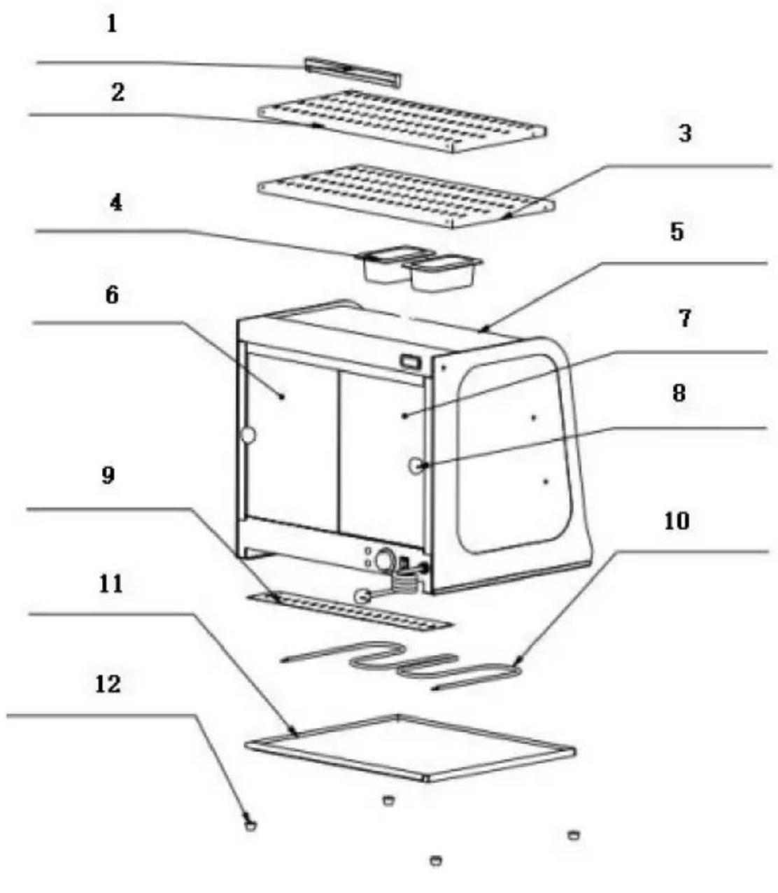 Vevor SC-F802 - Produktstrukturdiagram - 1