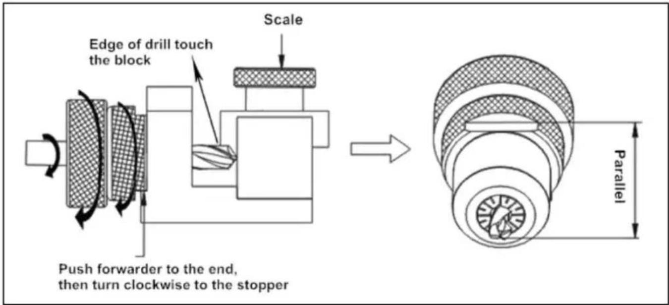 Vevor MR-20G - Align drill bit - 1
