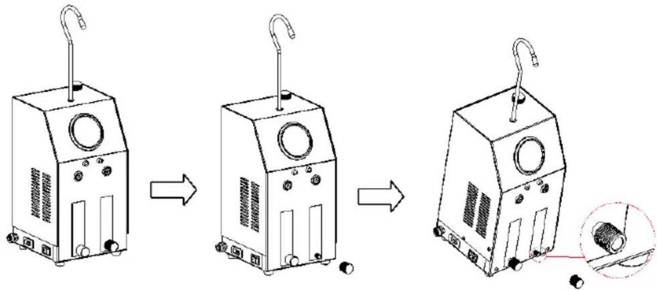 Vevor SD308 - SCHEMATIC DIAGRAM OF THE WHOLE MACHINE STRUCTURE - 4