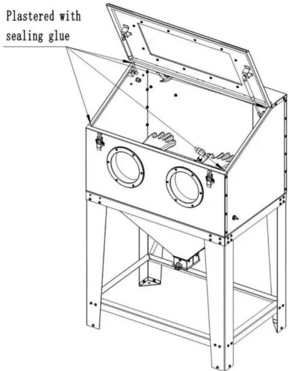 Vevor SBC220BF - Stap7 Monteer de volledige machine - 1