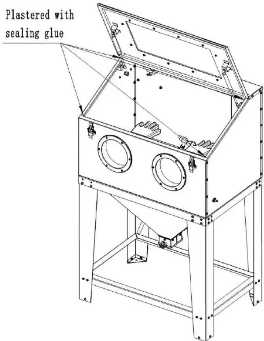 Vevor SBC220BF - Step7 Assemble full machine - 1