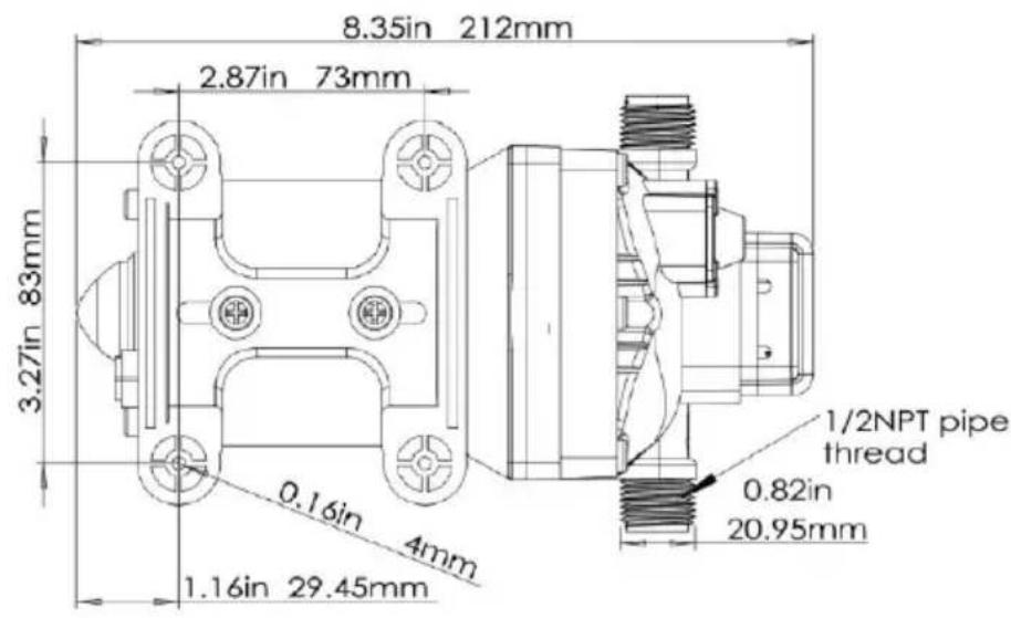 Vevor NMDP42-G30-55-12 - PRODUCT SIZE - 1