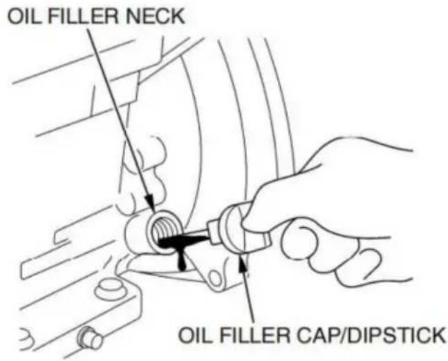 OIL FILLER NECK OIL FILLER CAP/DIPSTICK