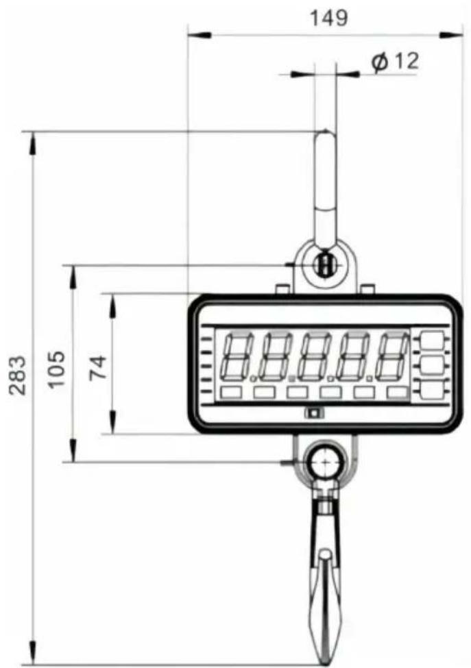 Vevor OCS-S1 - Afmetingen en gewicht - 1