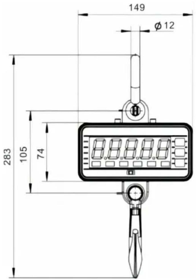 Vevor OCS-S1 - Dimensioni e peso - 1