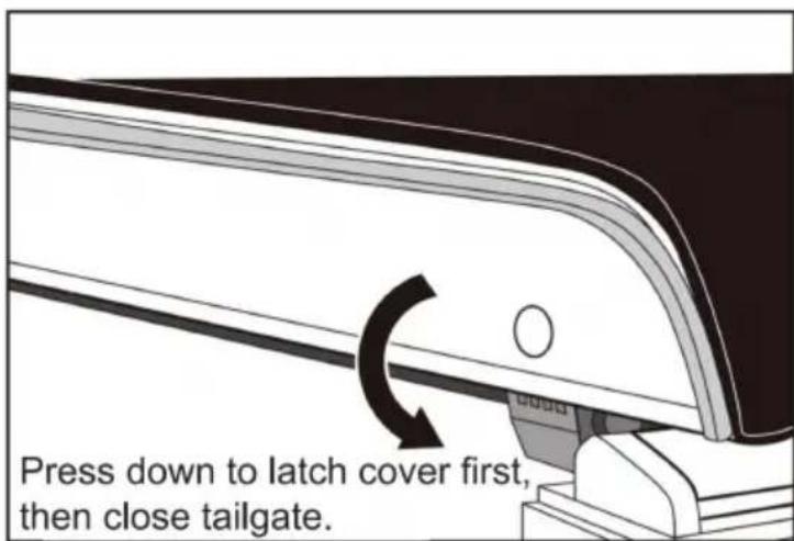Vevor SRGM1958 - Latching and Unlatching your cover - 1
