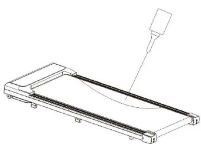 Vevor S7Y - Loopband op het midden afstellen - 1