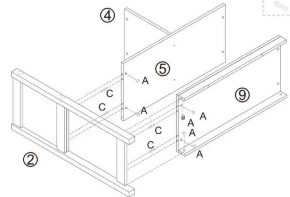 Vevor SR241143 - ÉTAPES D'ASSEMBLAGE - 7