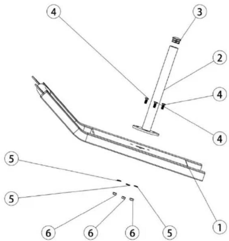 Vevor SHK-003 - PRODUCT SIZE CHART - 1