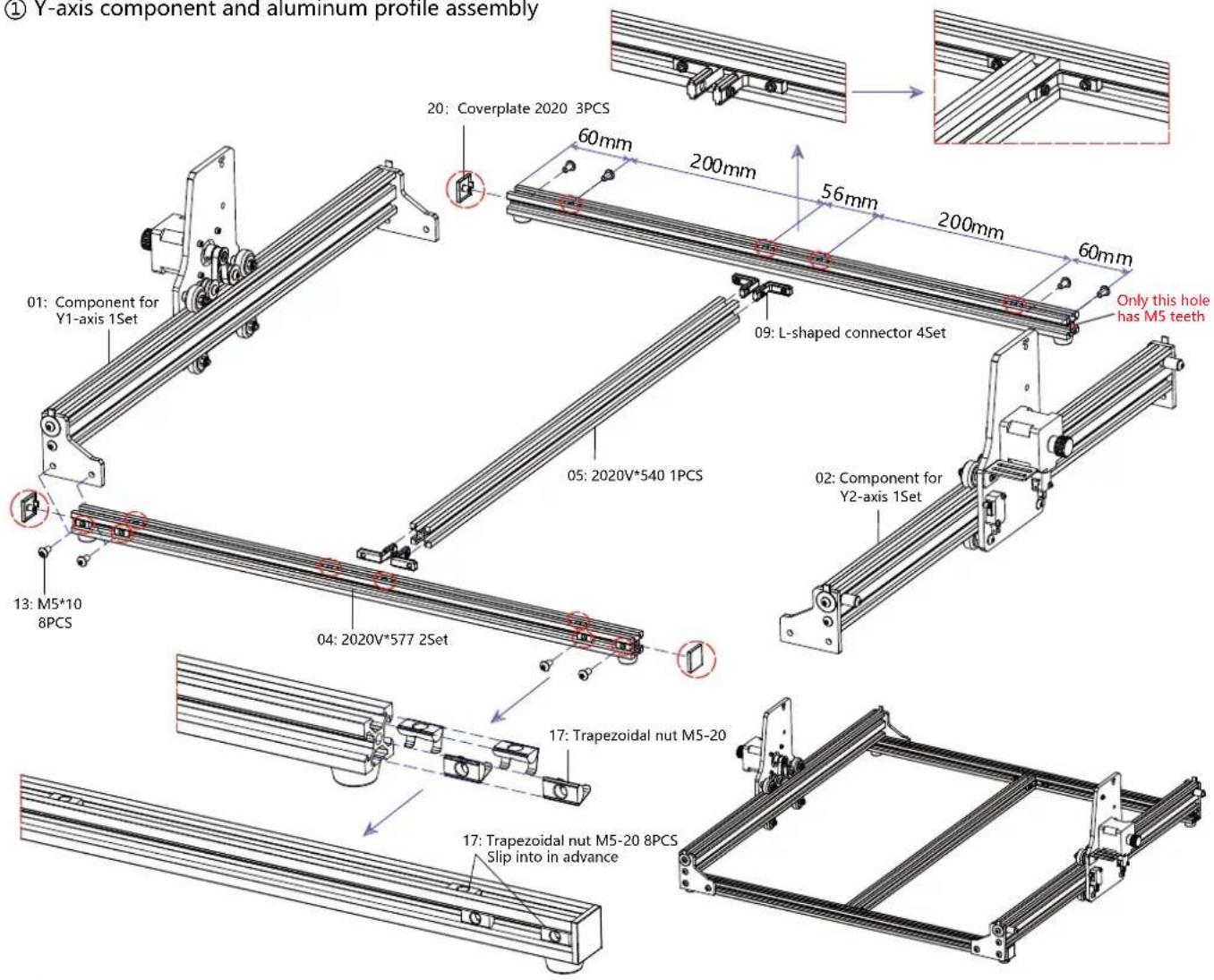 Vevor S4040 - Machine Assembly - 1