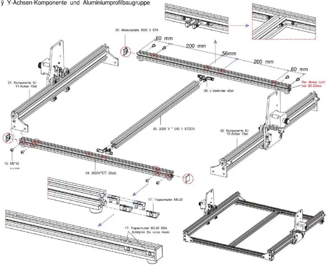Vevor S4040 - Maschinenmontage - 1