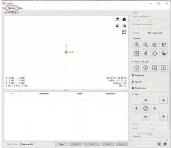 Vevor S4040 - Set the port and connection - 1
