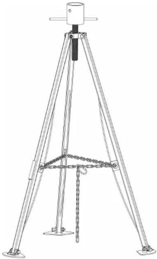Vevor RV-5TH-5000 - RV 5TH WHEEL STABILIZER JACK - 1