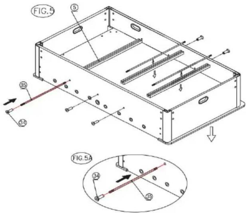 Vevor SUO-5529L - ASSEMBLY INSTRUCTIONS: - 5