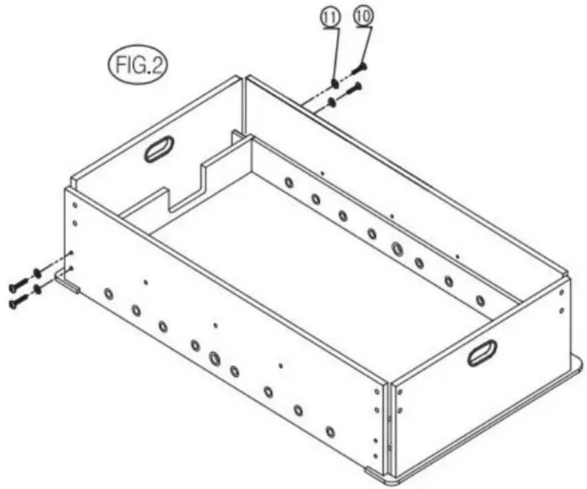 Vevor SUO-5529L - ASSEMBLY INSTRUCTIONS: - 2