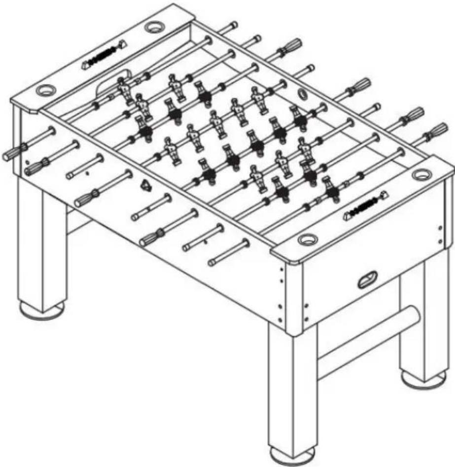Vevor SUO-5529L - Recomendamos que dos adultos trabajen juntos para armar este juego. - 18