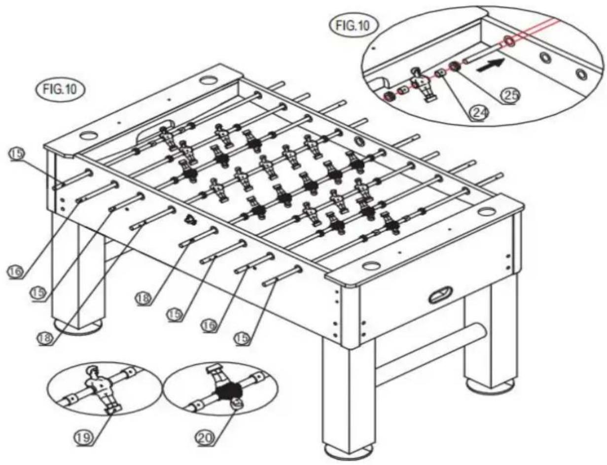 Vevor SUO-5529L - ASSEMBLY INSTRUCTIONS: - 11