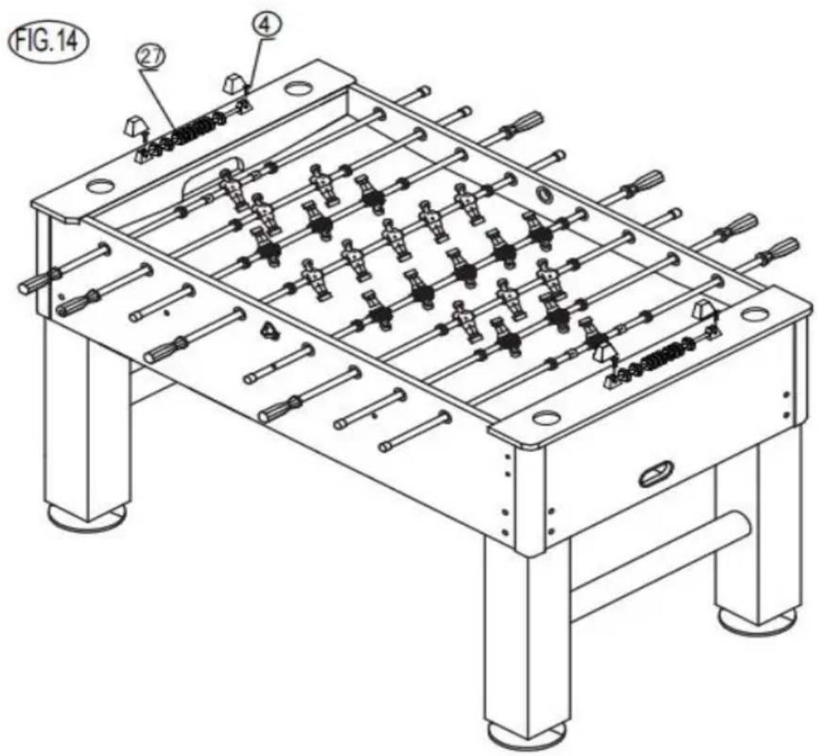Vevor SUO-5529L - Recomendamos que dos adultos trabajen juntos para armar este juego. - 15