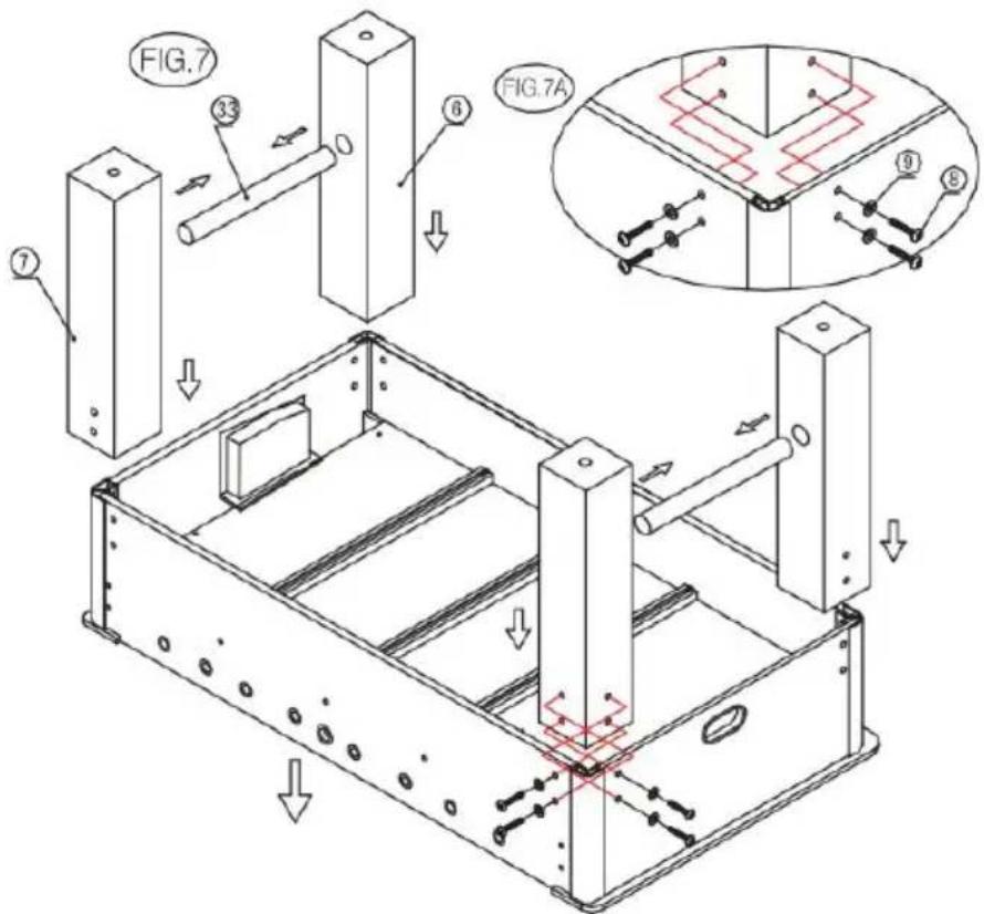 Vevor SUO-5529L - PARTS LIST - 38