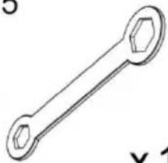 Vevor SHK-002 - PART LIST - 15