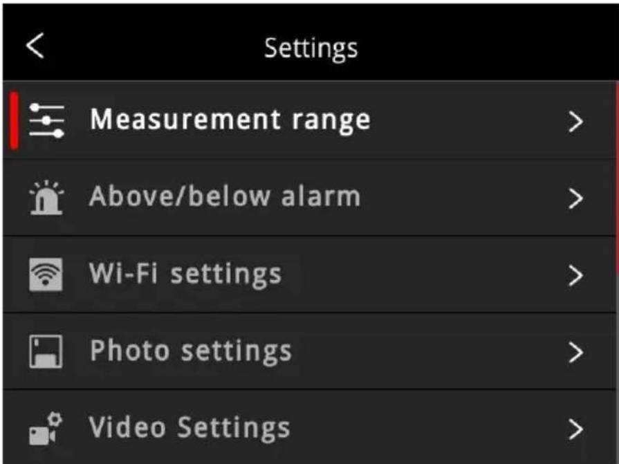 Vevor SC256M - Temperature Measurement Mode - 1