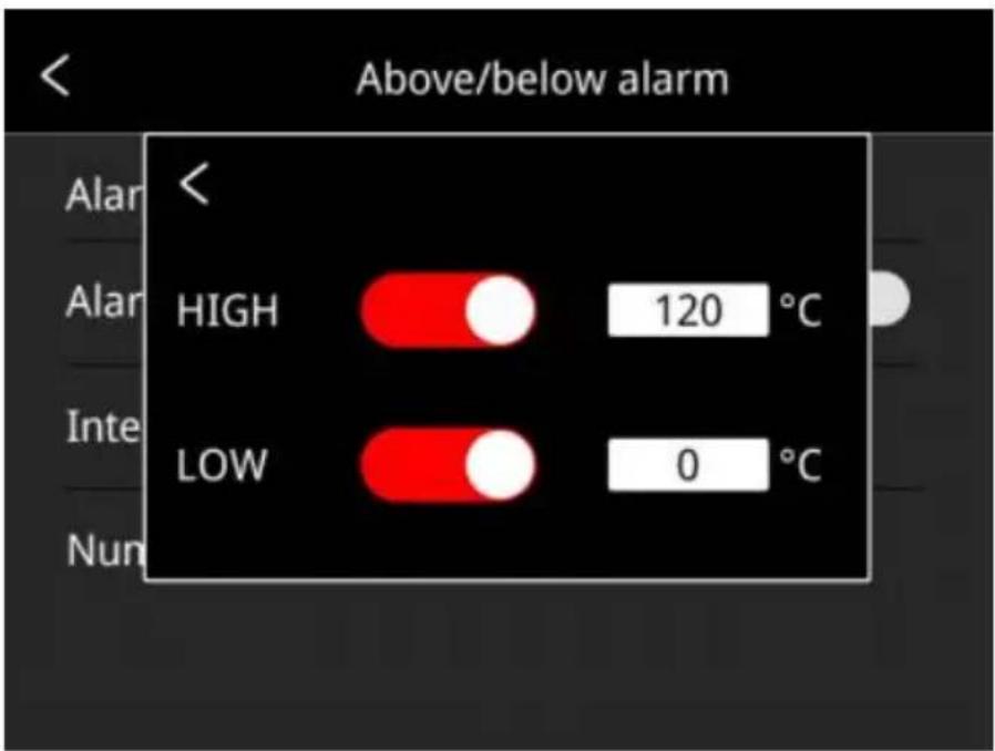 Vevor SC256M - Temperatuurmeetmodus - 4