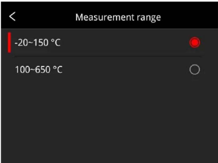 Vevor SC256M - Temperature Measurement Mode - 2