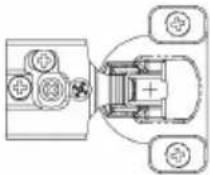 Vevor PHS24501-50 - Φ35(3D)SIX-WAY ADJUSATABLE SOFT CLOSE FACE FRAME HINGE - 3