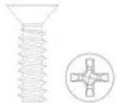 Vevor PHS24501-50 - ÿ35 CLIP ON UNIDIREZIONALE (2D) IDRAULICO REGOLABILE A QUATTRO VIE CERNIERE TAMPONATE - 15
