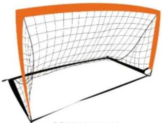 Vevor SSPDY4021AD - KLAPPBARES FUSSBALLTOR - 3