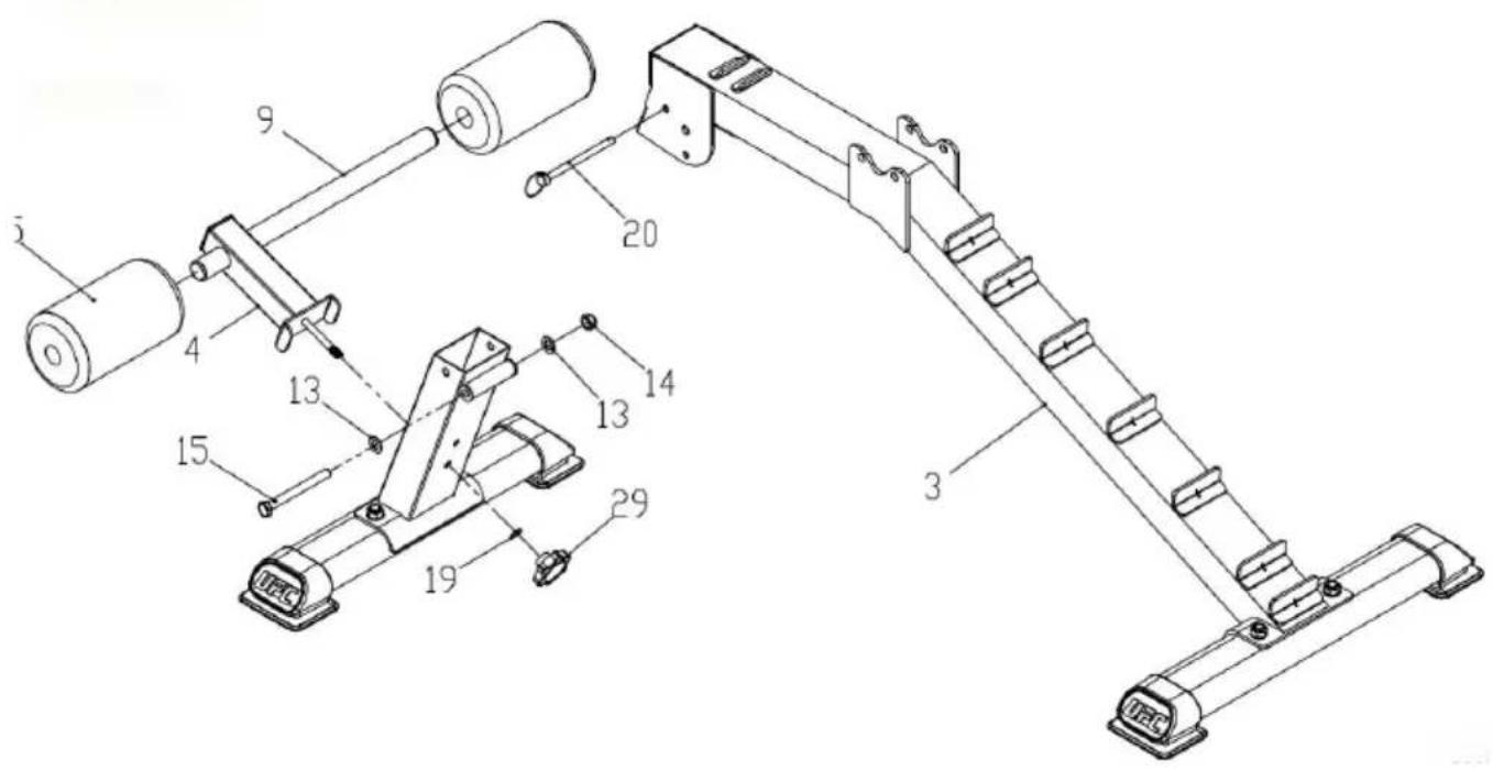 Vevor SJ602 - The following parts are needed in this step - 2