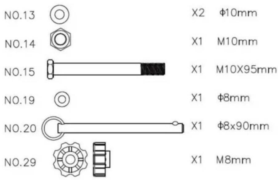 Vevor SJ602 - Assemblaggio del telaio - 1