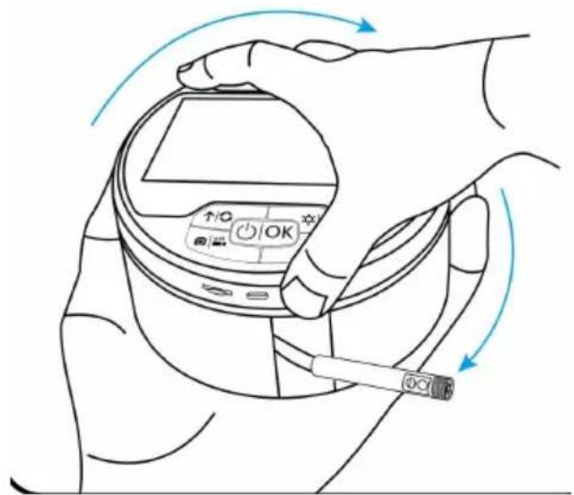 Vevor SC12 - Step 2: Pull out the cable - 1