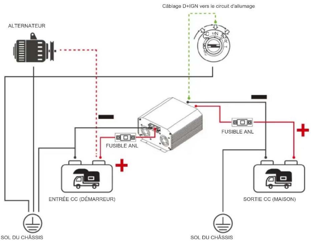 Vevor SDC-40A - Câblage et fusibles - 3