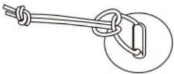 Vevor SUP-305 - Leine installieren - 3