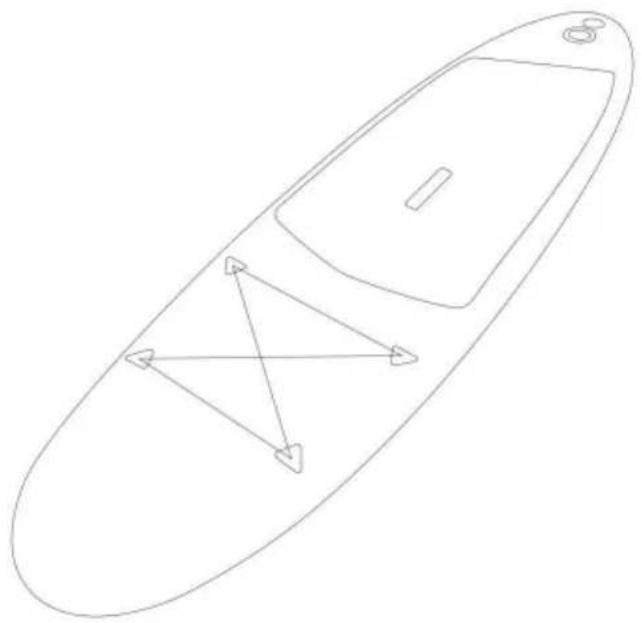 Vevor SUP-305 - TAVOLA DA PADDLE - 1