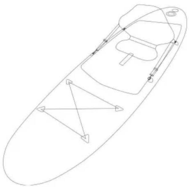 Vevor SUP-305 - Paddelbrett - 2
