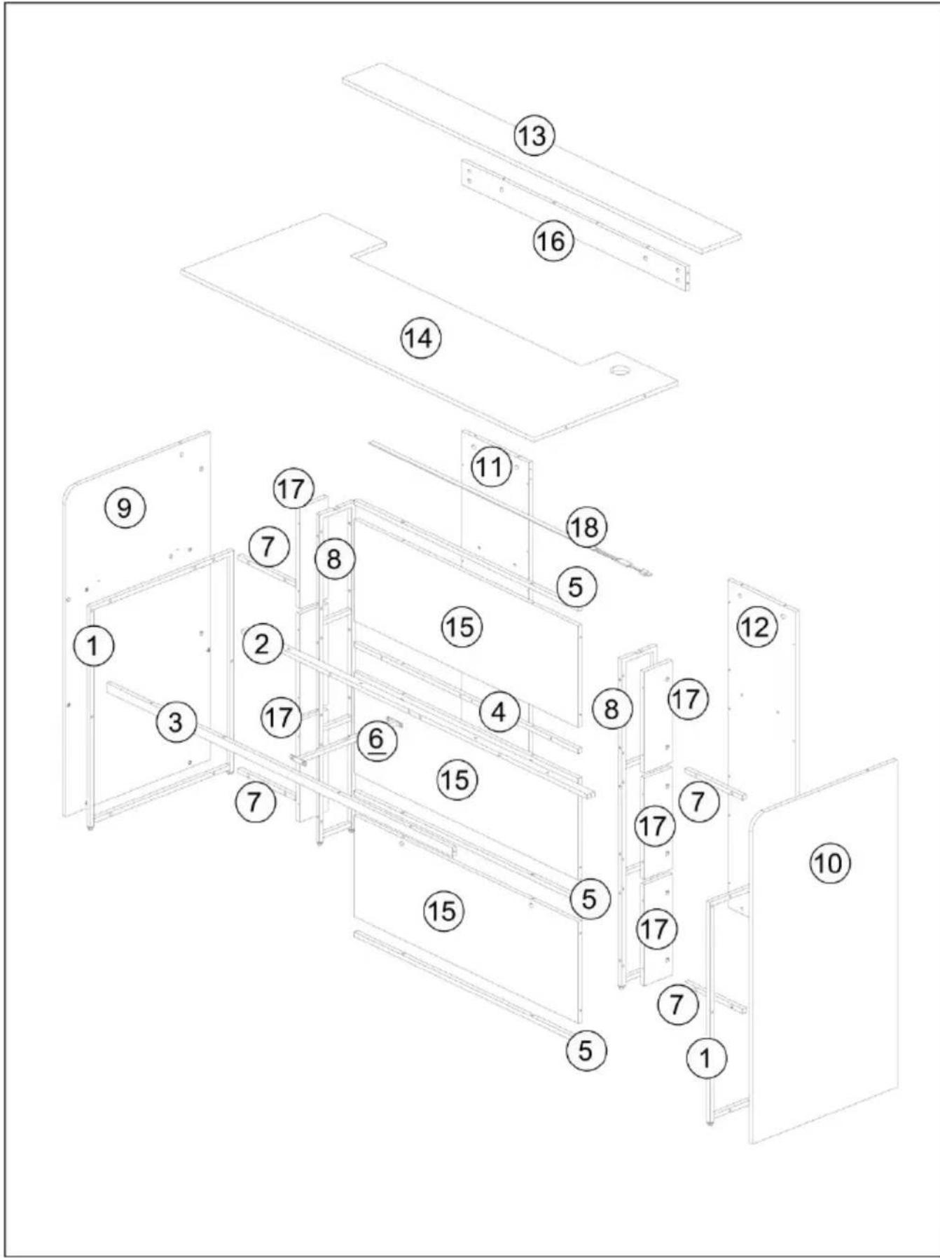 Vevor SS-602 - PARTS LIST - 1