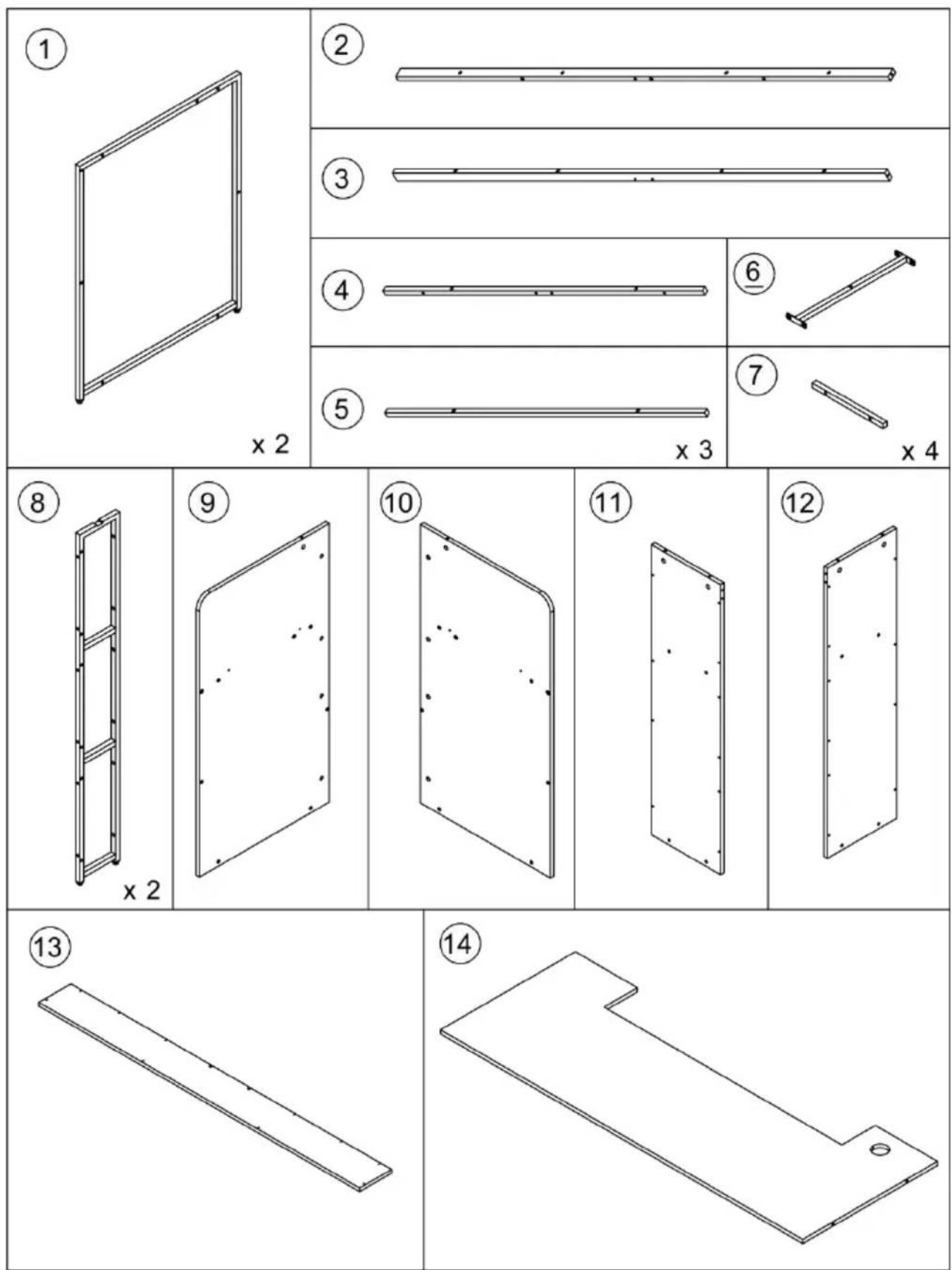 Vevor SS-602 - PARTS LIST - 2