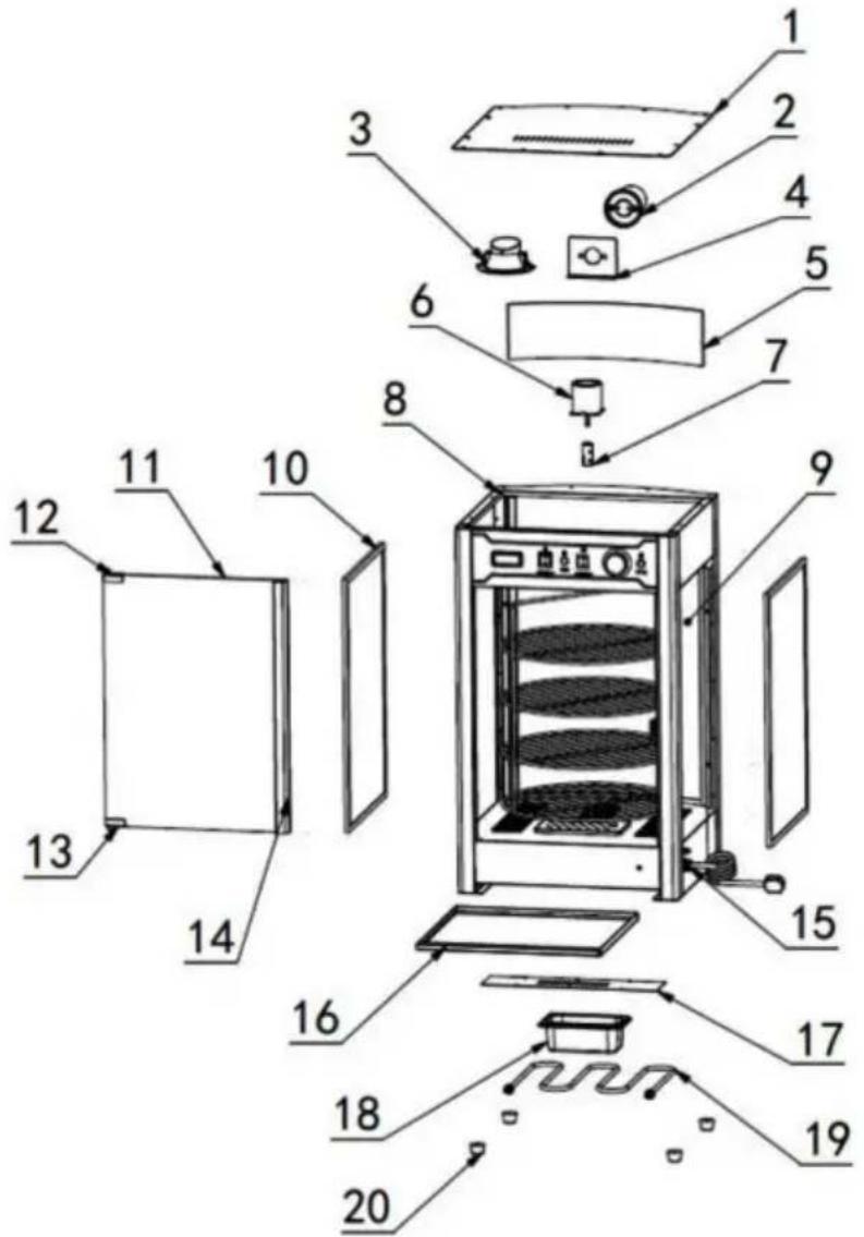 Vevor SC-PS14 - Produktstrukturdiagramm - 1