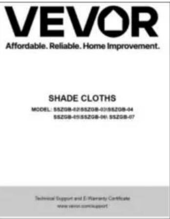 Vevor SSZGB-06 - ACCESSORY LIST - 3