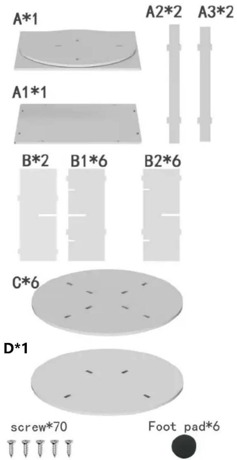 Vevor OY-XZXJ-04 - PACKAGE CONTENTS - 1