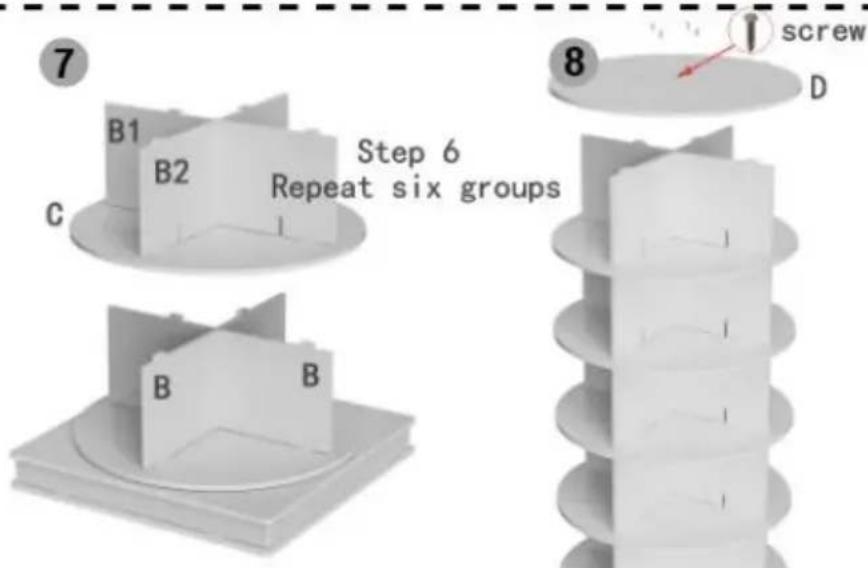 Vevor OY-XZXJ-04 - ASSEMBLY STEPS - 7
