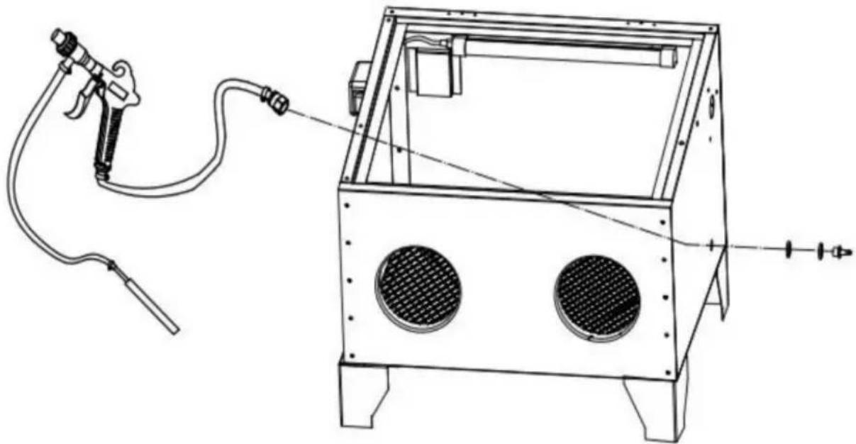 Vevor SBC90 - Monteer het straalpistool - 2