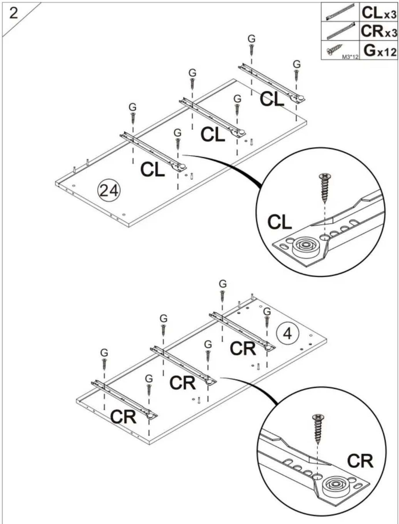 Vevor SR221265 - Cam Lock Fastening System - 2